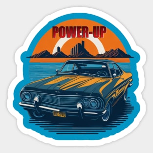 POWER UP Sticker